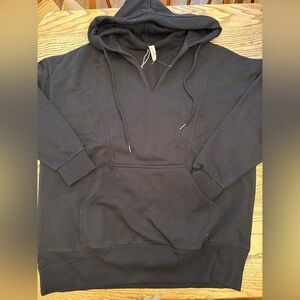 Daily Practice by Anthropologie sz M Long-Sleeve Hoodie Mini Dress